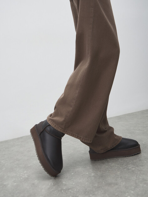 Женские угги TENDANCE, Артикул IM-RDV52, темно-коричневый | 3664139. Ракурс 3