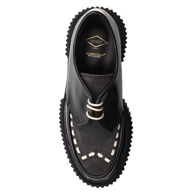 Женские дерби ADIEU PARIS ADIEU X UNDERCOVER COLLABORATION, Артикул TYPE 195, черный | 3672250. Ракурс 2