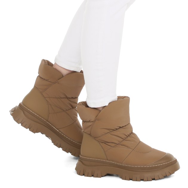 Женские дутики TENDANCE, Артикул AX052-1, зелено-коричневый | 3673687. Ракурс 4