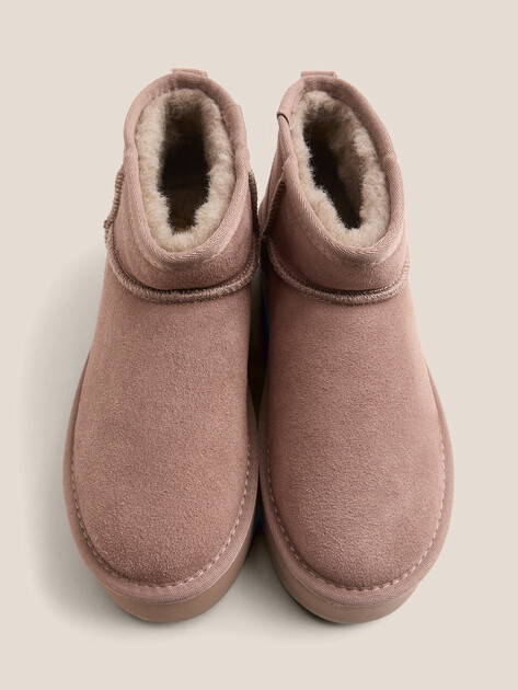 Женские угги TENDANCE, Артикул WD500-2-SA/RV, серо-коричневый | 3675148. Ракурс 4