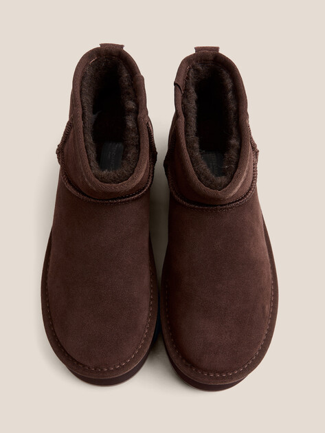 Женские угги TENDANCE, Артикул WD500-2-SA/RV, темно-коричневый | 3675151. Ракурс 4