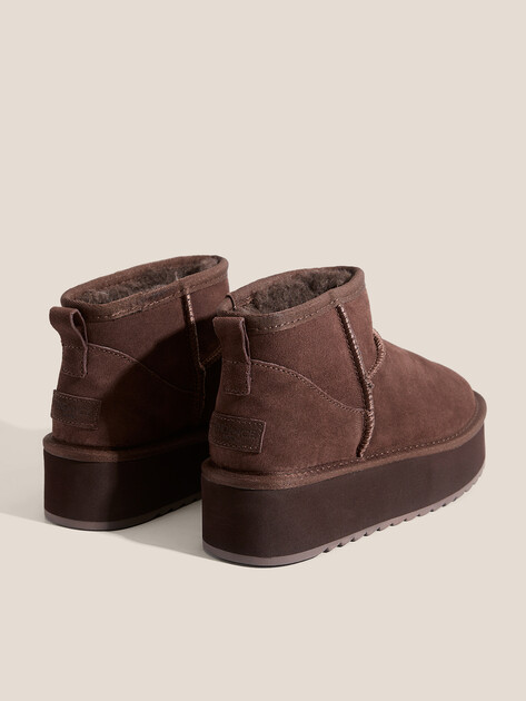 Женские угги TENDANCE, Артикул WD500-2-SA/RV, темно-коричневый | 3675151. Ракурс 5