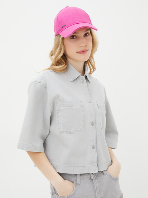 Женская бейсболка MAISON DAVID, Артикул cap-3-3, фуксия | 3695119. Ракурс 4