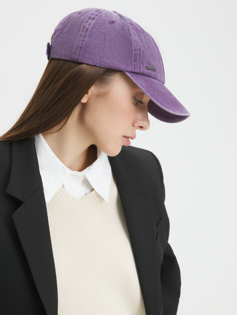 Женская бейсболка MAISON DAVID, Артикул cap-4-3, фиолетовый | 3695150. Ракурс 4