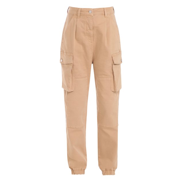 Женские джинсы джоггеры MO5CH1NO JEANS, Артикул 0328, бежевый | 3695982. Ракурс 4