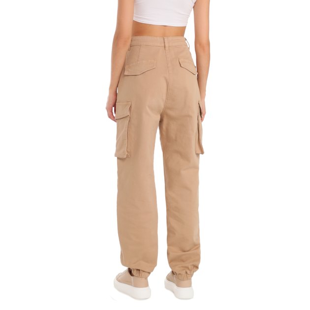 Женские джинсы джоггеры MO5CH1NO JEANS, Артикул 0328, бежевый | 3695982. Ракурс 5