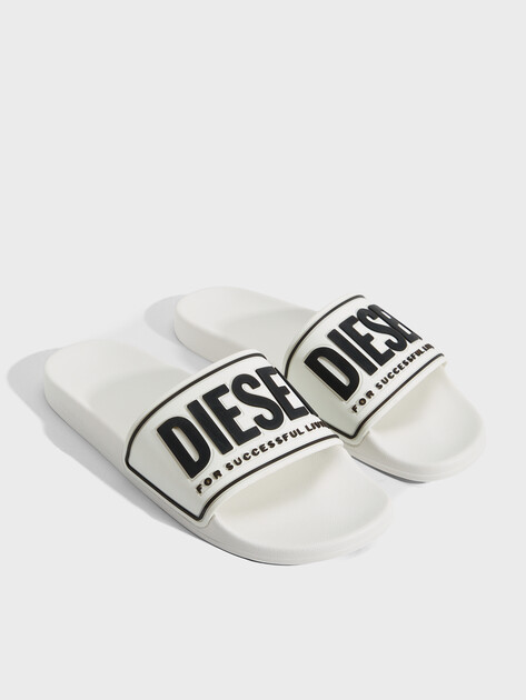 Мужские сланцы DIESEL MAYEMI, Артикул Y02801, белый | 3698839. Ракурс 3