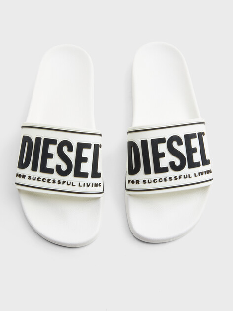 Мужские сланцы DIESEL MAYEMI, Артикул Y02801, белый | 3698839. Ракурс 5