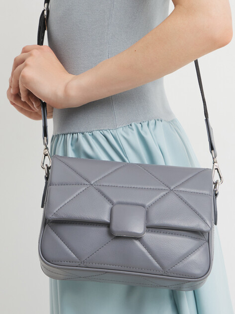 Кросс-боди TENDANCE, Артикул 63011, серый | 3700512. Ракурс 2 Кросс-боди TENDANCE, Артикул 63011, серый | 3700512. Ракурс 2