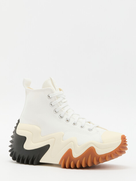 Высокие кеды CONVERSE RUN STAR MOTION CANVAS PLATFORM, Артикул 171546, белый | 3700836. Ракурс 3