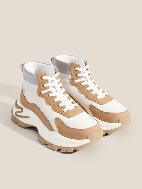 Женские высокие кроссовки TENDANCE, Артикул AN8683-2, белый | 3706574. Ракурс 2 Женские высокие кроссовки TENDANCE, Артикул AN8683-2, белый | 3706574. Ракурс 2