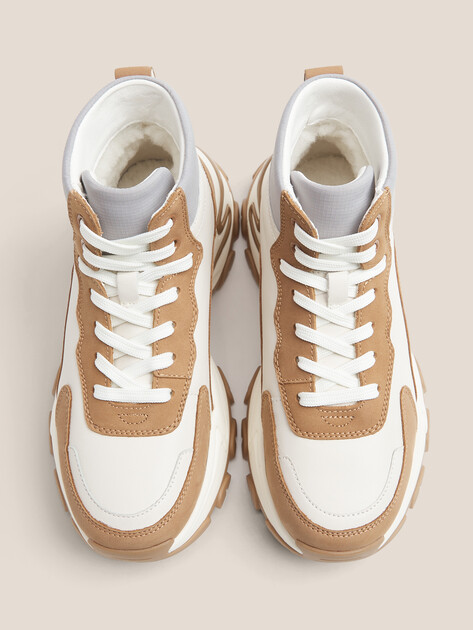 Женские высокие кроссовки TENDANCE, Артикул AN8683-2, белый | 3706574. Ракурс 4 Женские высокие кроссовки TENDANCE, Артикул AN8683-2, белый | 3706574. Ракурс 4