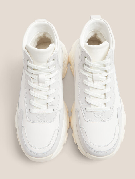 Женские высокие кроссовки TENDANCE, Артикул AN8683-2, белый | 3706575. Ракурс 4