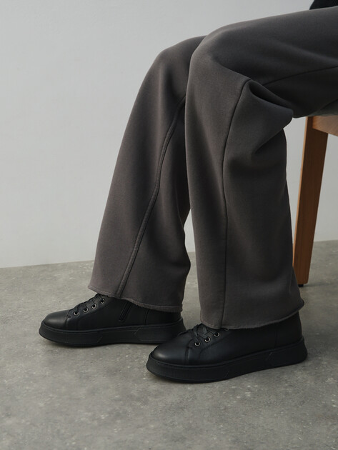 Мужские высокие кеды TENDANCE, Артикул ET2117H-2, черный | 3707410. Ракурс 4