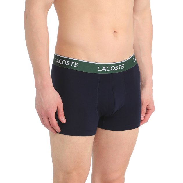 Мужские трусы 3 шт. LACOSTE 5H3401, Артикул 5H3401, темно-синий | 3717450. Ракурс 5