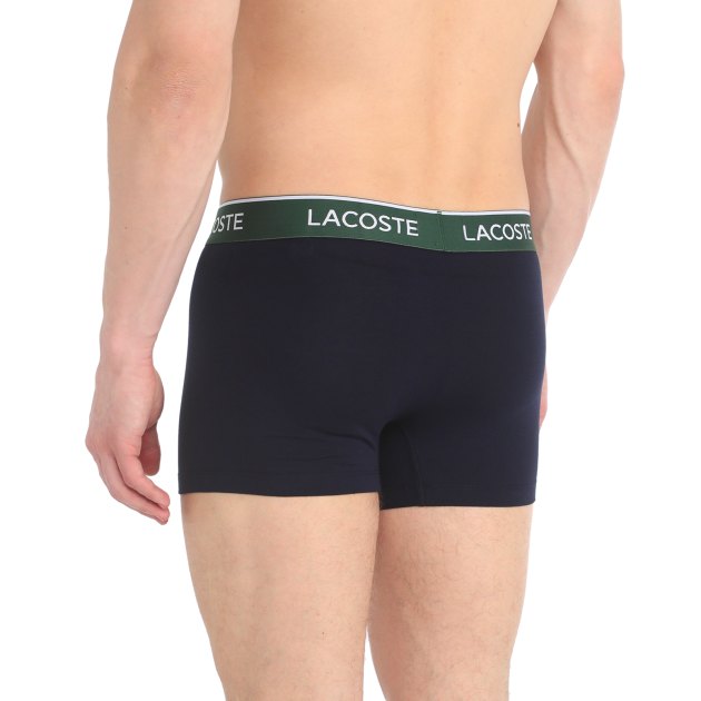 Мужские трусы 3 шт. LACOSTE 5H3401, Артикул 5H3401, темно-синий | 3717450. Ракурс 6