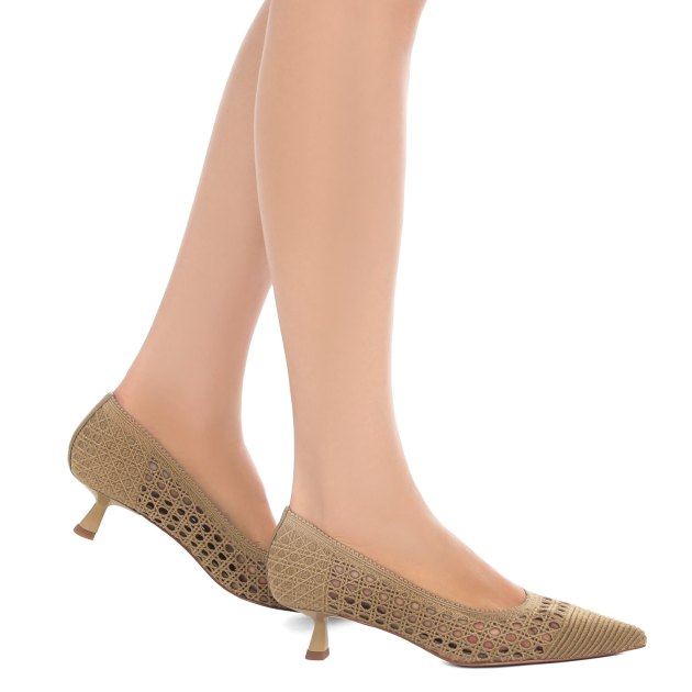 Женские туфли TENDANCE, Артикул V1277-06, зелено-бежевый | 3722776. Ракурс 4