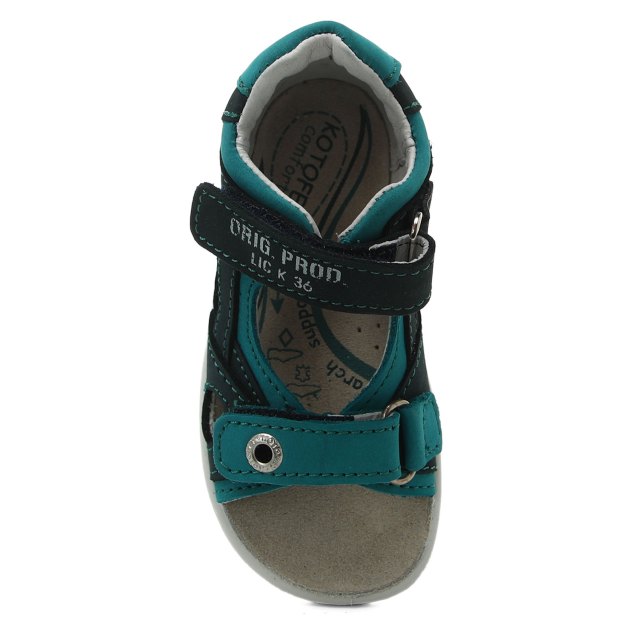 Детские сандалии КОТОФЕЙ, Артикул 122113-25, темно-синий | 3732434. Ракурс 2