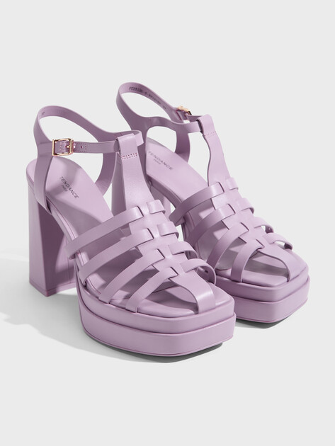 Женские босоножки TENDANCE, Артикул PZ2312G-5, розово-фиолетовый | 3734129. Ракурс 3