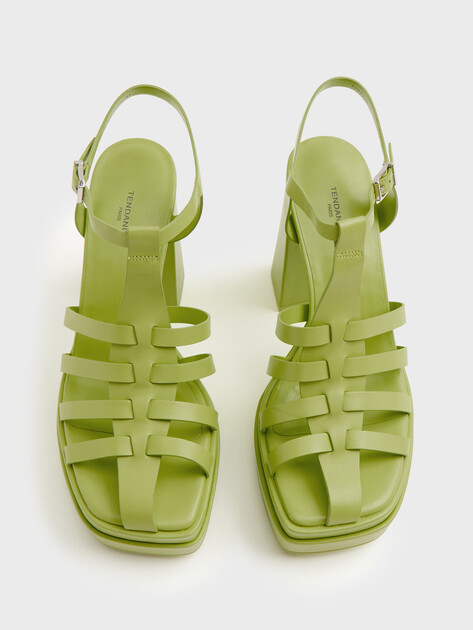 Женские босоножки TENDANCE, Артикул PZ2312G-5, зеленый | 3734134. Ракурс 5