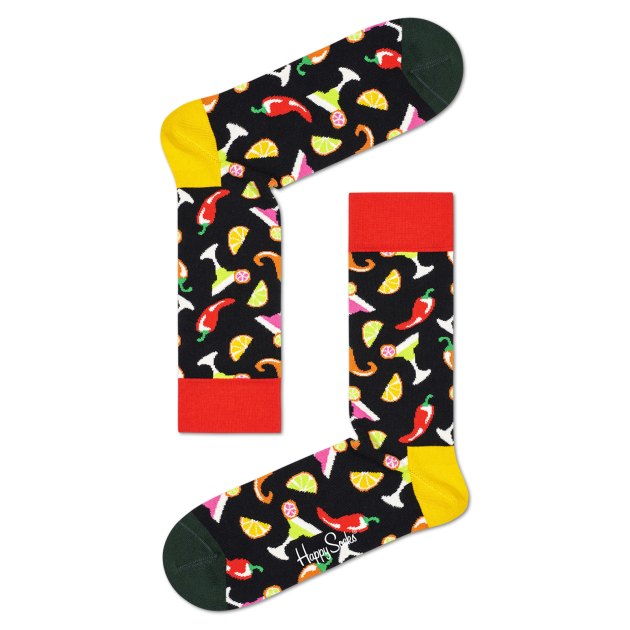 Носки HAPPY SOCKS, Артикул Drink Sock DRY01, черный | 3734814. Ракурс 2