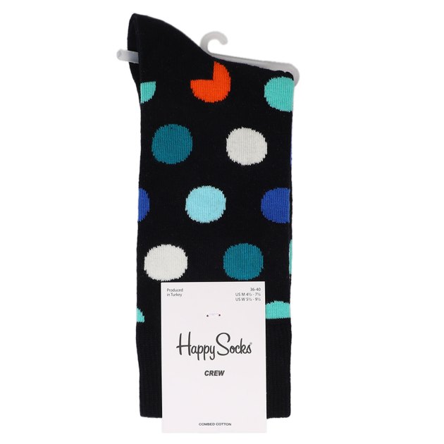 Носки HAPPY SOCKS, Артикул BIG DOT SOCK BDO01, черный | 3734874. Ракурс 2