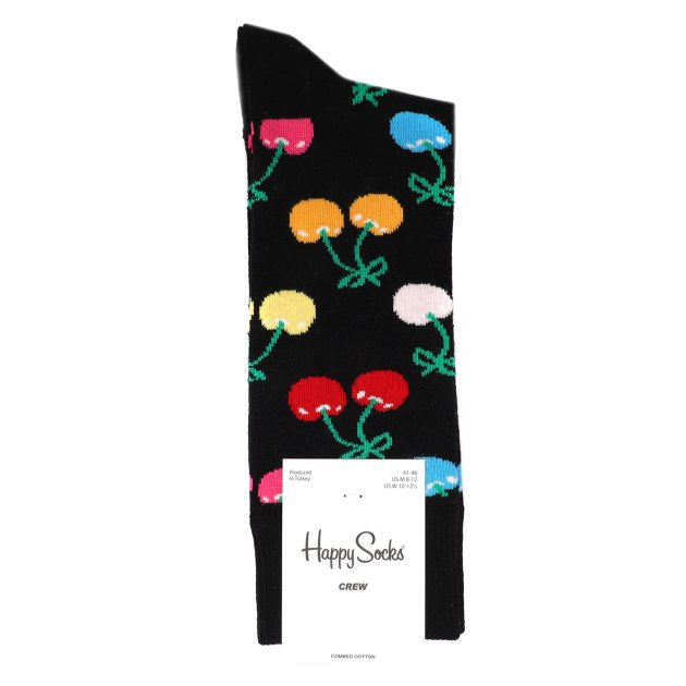 Носки HAPPY SOCKS, Артикул CHERRY SOCK CHE01, черный | 3734880. Ракурс 2