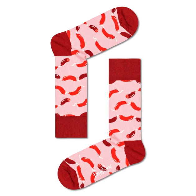 Носки HAPPY SOCKS, Артикул Sausage Sock SAU01, розовый | 3734908. Ракурс 2