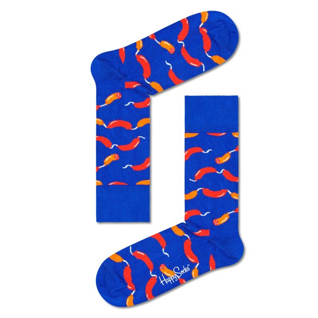 Носки HAPPY SOCKS, Артикул Sausage Sock SAU01, синий | 3734909. Ракурс 2
