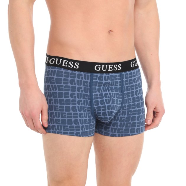 Мужские трусы 3 шт. GUESS JOE BOXER TRUNK 3 PACK, Артикул U3BG15K6YW0, синий | 3737462. Ракурс 5