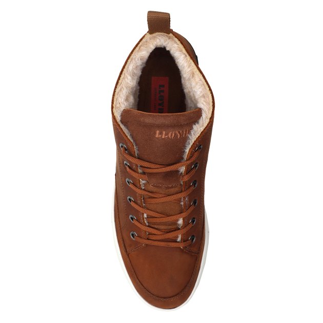 Мужские высокие кеды LLOYD, Артикул EDWARD, коричневый | 3738605. Ракурс 2