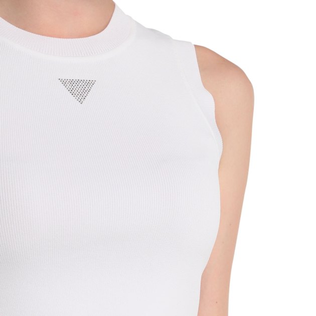 Топ GUESS ALEXIA TANK TOP, Артикул W3BZ15Z37K0, белый | 3742047. Ракурс 3