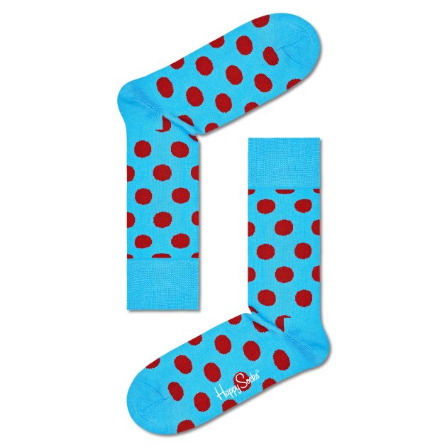 Носки HAPPY SOCKS, Артикул BIG DOT SOCK BDO01, голубой | 3746634. Ракурс 2