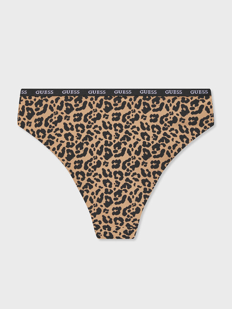 Женские трусы GUESS DARCEY BRIEF, Артикул O3YE01KBUT0, леопардовый принт | 3747586. Ракурс 4
