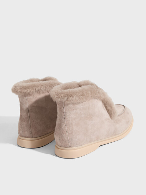 Женские высокие лоферы TENDANCE, Артикул LT22654-1, серо-бежевый | 3757833. Ракурс 6