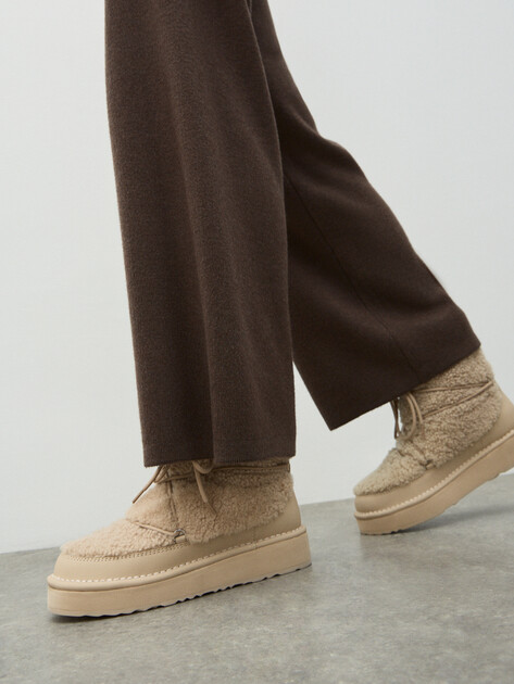 Женские угги TENDANCE, Артикул YS-39002D-71, светло-бежевый | 3758485. Ракурс 6 Женские угги TENDANCE, Артикул YS-39002D-71, светло-бежевый | 3758485. Ракурс 6