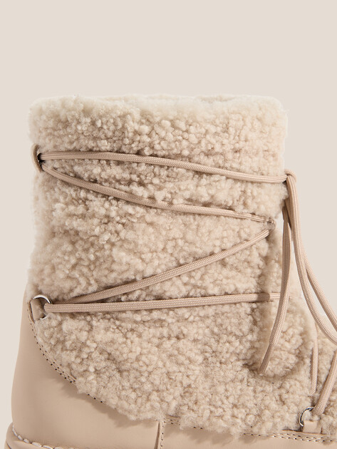 Женские угги TENDANCE, Артикул YS-39002D-71, светло-бежевый | 3758485. Ракурс 3 Женские угги TENDANCE, Артикул YS-39002D-71, светло-бежевый | 3758485. Ракурс 3