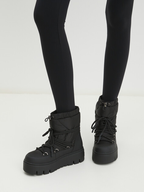 Женские дутики TENDANCE, Артикул ZF1480-7-2, черный | 3759080. Ракурс 7