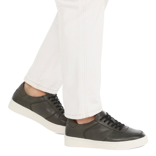 Мужские кеды TENDANCE, Артикул TM2820F-10, темно-зеленый | 3761890. Ракурс 4