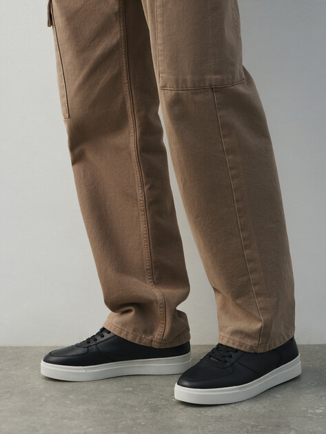 Мужские кеды TENDANCE, Артикул TM2820F-10, серо-черный | 3761892. Ракурс 4