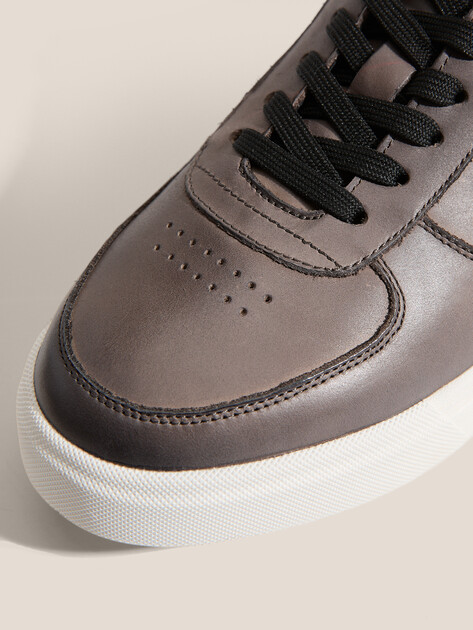 Мужские кеды TENDANCE, Артикул TM2820F-10, серо-коричневый | 3761900. Ракурс 4