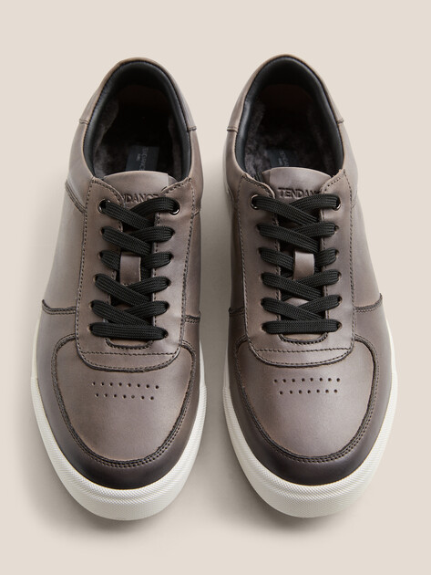 Мужские кеды TENDANCE, Артикул TM2820F-10, серо-коричневый | 3761900. Ракурс 5