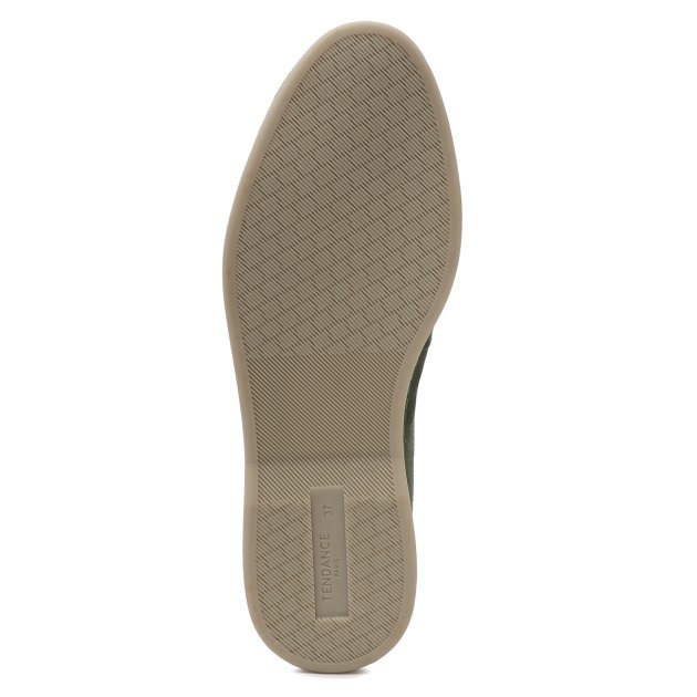 Женские высокие лоферы TENDANCE, Артикул YS-22059-X7, темно-зеленый | 3766643. Ракурс 3