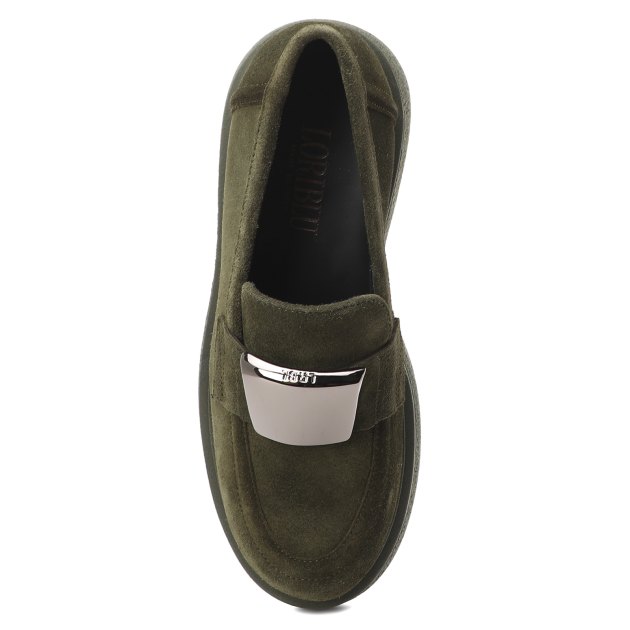 Женские лоферы LORIBLU, Артикул ASLA80, темно-зеленый | 3767542. Ракурс 2