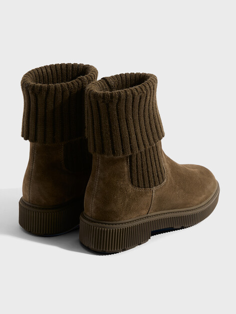 Женские челси TENDANCE, Артикул YS-38010-X101, темный хаки | 3770864. Ракурс 5