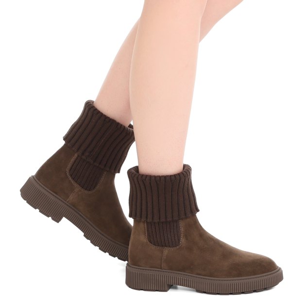 Женские челси TENDANCE, Артикул YS-38010-X101, серовато-коричневый | 3770871. Ракурс 5