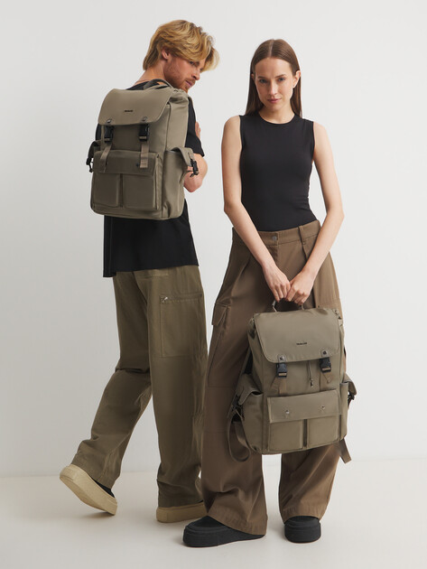 Рюкзак TENDANCE, Артикул 3022, серо-зеленый | 3771732. Ракурс 2 Рюкзак TENDANCE, Артикул 3022, серо-зеленый | 3771732. Ракурс 2