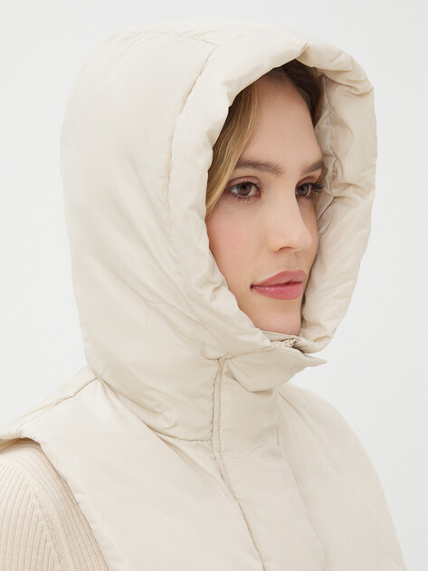 Женский капюшон MAISON DAVID, Артикул CAP-2-1, бежевый | 3773245. Ракурс 3
