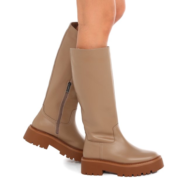 Женские сапоги TENDANCE, Артикул GLC1976-01, коричнево-бежевый | 3774778. Ракурс 4