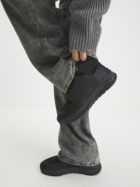 Мужские высокие кроссовки TENDANCE, Артикул AQ-618007-01, черный | 3776839. Ракурс 2